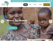 Tablet Screenshot of mercyformamas.com